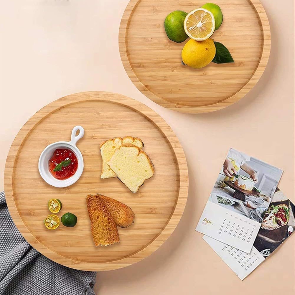 BANDEJA CIRCULAR BAMBU 3 PIEZAS