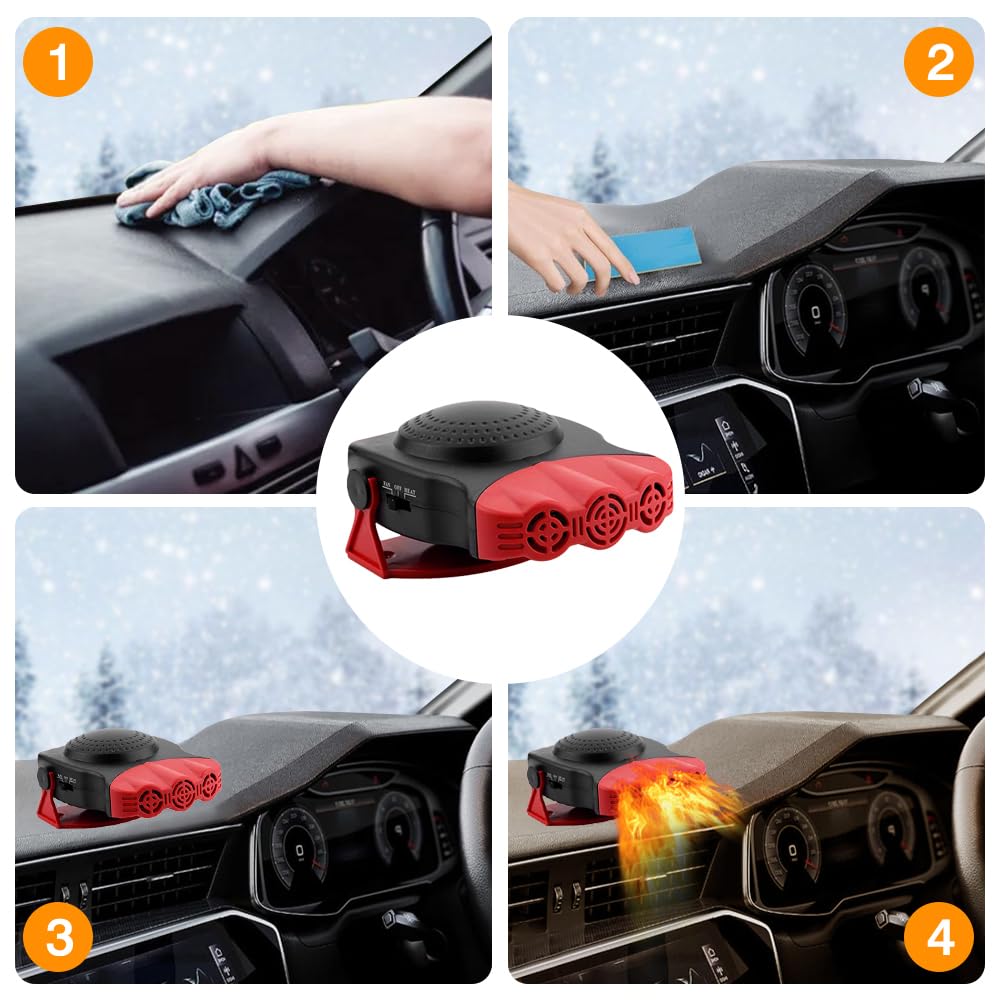 CALEFACTOR PURIFICADOR DE AUTO DE 200WSTS