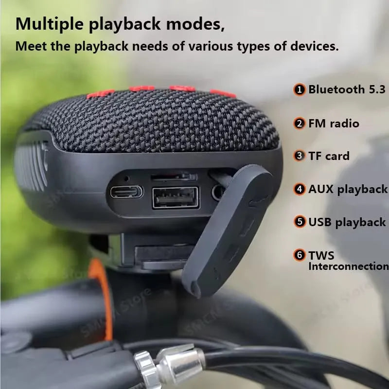 Altavoz Bluetooth Parlante Para Bicicleta T&g - 392 Verde Oscuro