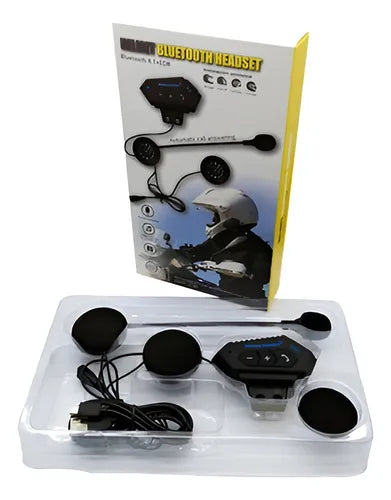 Manos Libres- Bluetooth- Intercomunicador Para Casco Moto