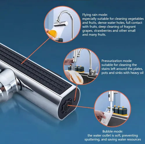 Grifo De Cocina Conector De Cascada Multifuncional Raindance
