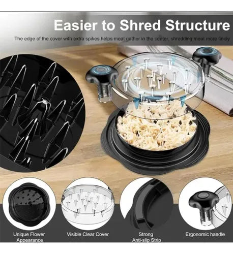 Deshilachador Desmenuzador Trituradora De Pechuga Pollo Carn