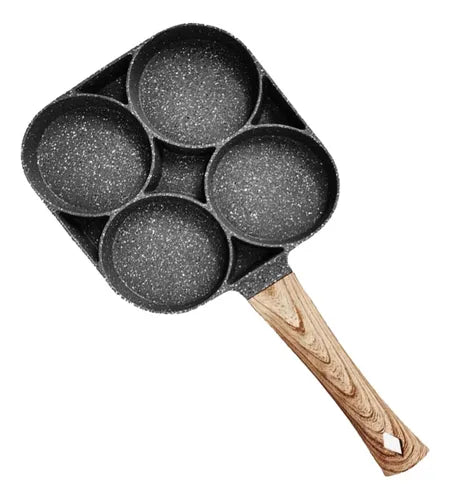 Sartén 17 Cm Antiadherente 4 Divisiones Roca Volcánica