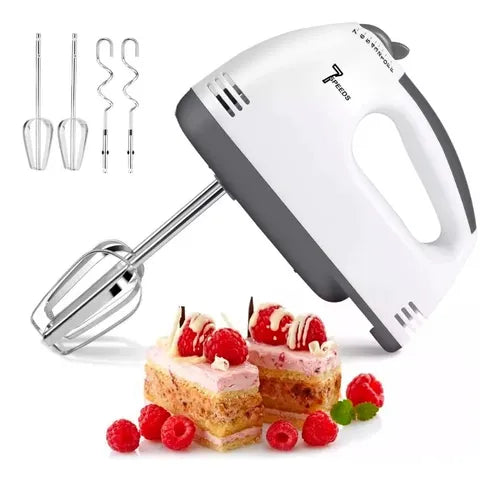 Batidora De Mano Batir Huevo De 260w Uso Domestico Color Negro y Blanco Imagen