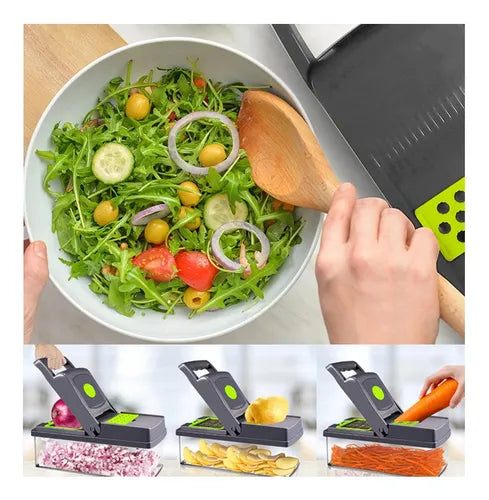 Cortador Rallador De Frutas Picador Verduras Manual Hogar co