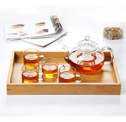 BANDEJA BAMBU CUADRADO 2 PIEZAS