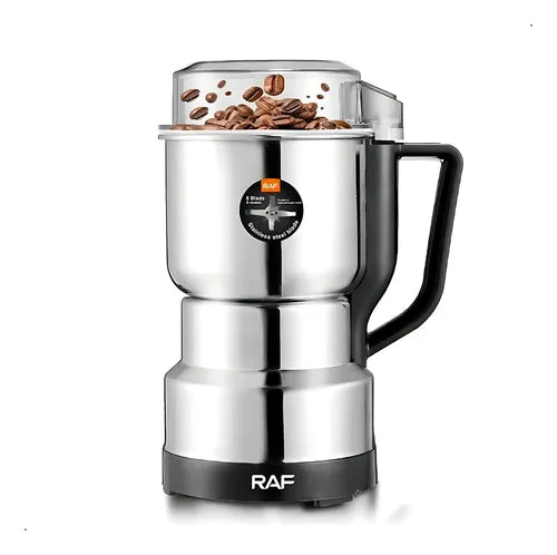 Molino Granos Y Cafe Raf Modelo R.7132 8 Aspas 300w 600ml Plateado