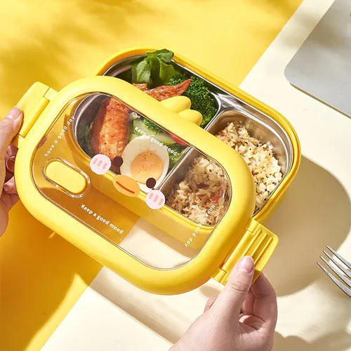 Lonchera Taper Con Divisiones Térmica Acero Inoxidable Kawai