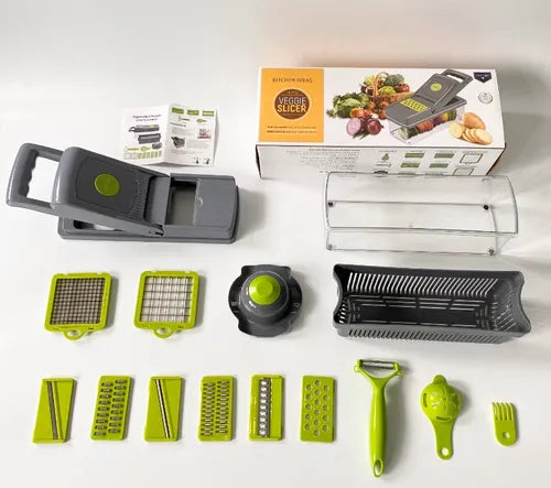 Cortador Rallador De Frutas Picador Verduras Manual Hogar co