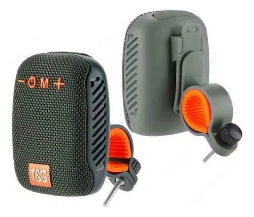 Altavoz Bluetooth Parlante Para Bicicleta T&g - 392 Verde Oscuro