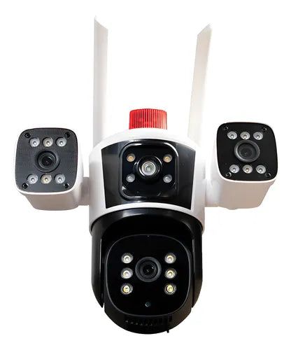 IPC360home 3/4 lente 12/16MP seguridad inalámbrica CCTV cámara exterior 10X Zoom 360 grados impermeable 3,5 pulgadas Color visión nocturna IPC