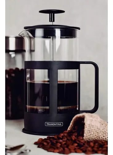 Cafetera Prensa Francesa Tramontina 600ml Negro