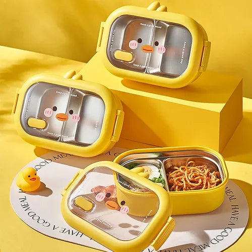 Lonchera Taper Con Divisiones Térmica Acero Inoxidable Kawai