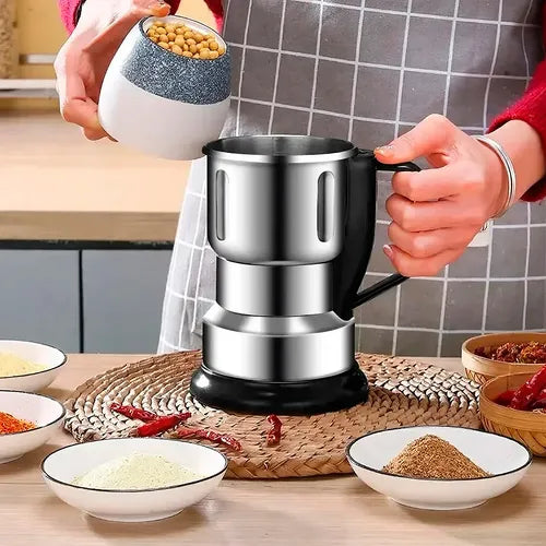 Molino Granos Y Cafe Raf Modelo R.7132 8 Aspas 300w 600ml Plateado