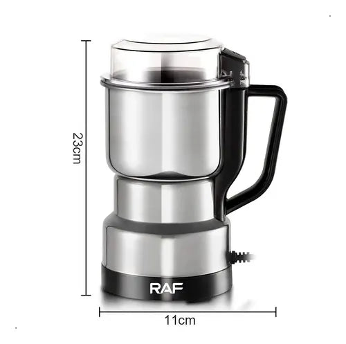 Molino Granos Y Cafe Raf Modelo R.7132 8 Aspas 300w 600ml Plateado
