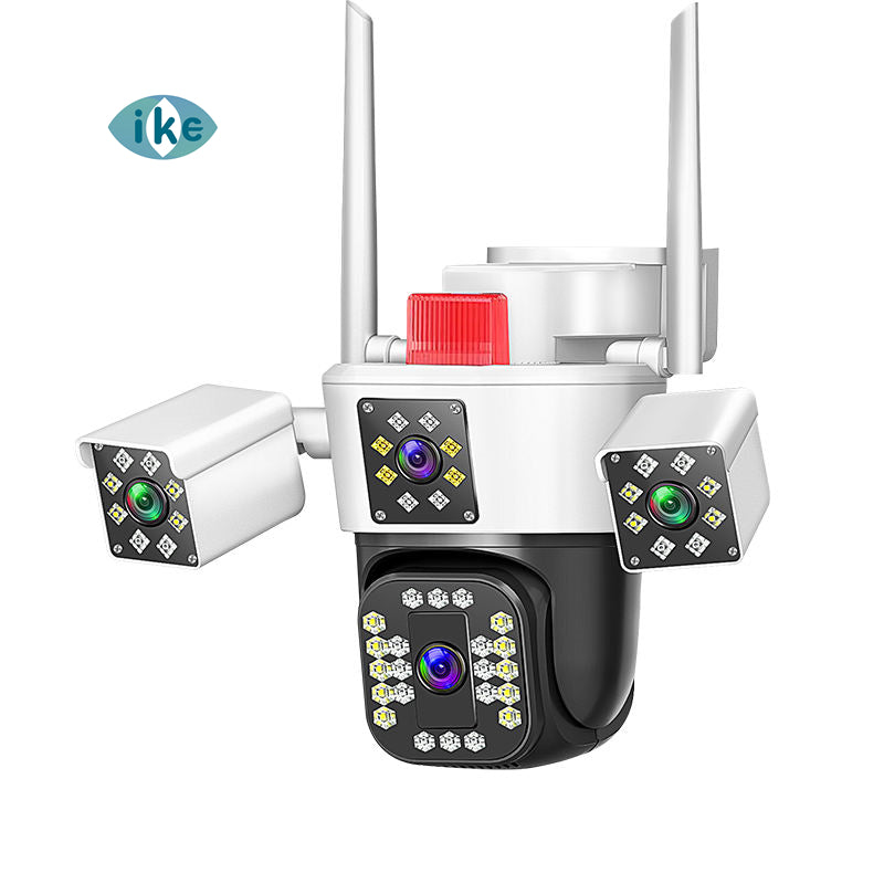 IPC360home 3/4 lente 12/16MP seguridad inalámbrica CCTV cámara exterior 10X Zoom 360 grados impermeable 3,5 pulgadas Color visión nocturna IPC