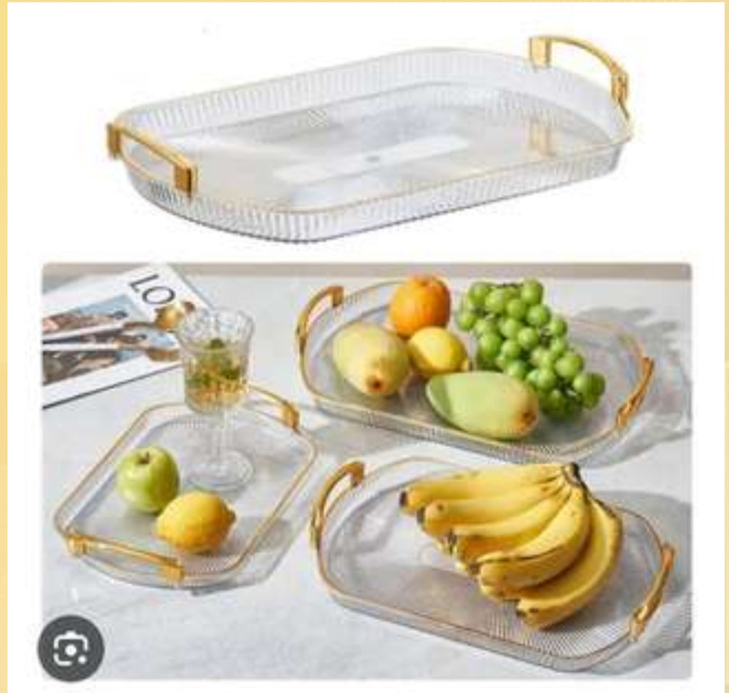 SET DE 3 BANDEJAS RECTANGULARES