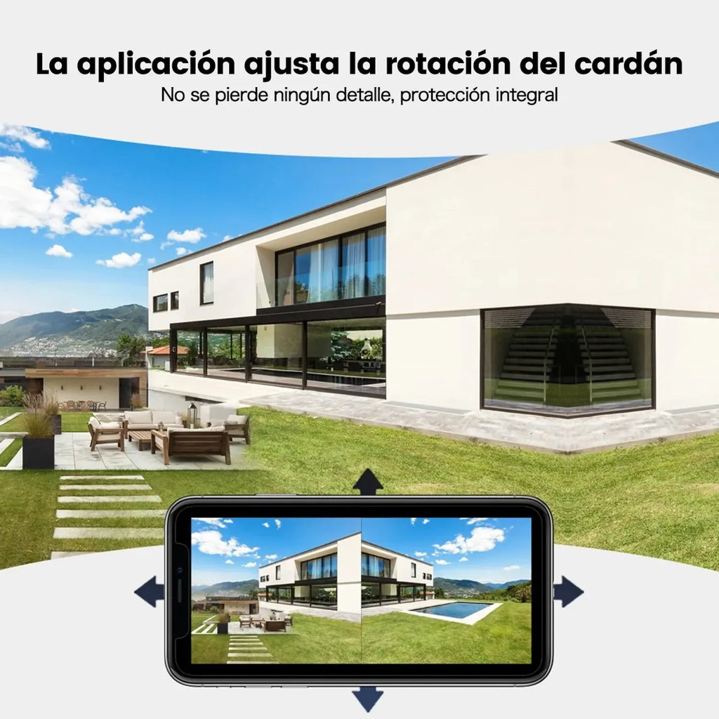 CAMARA PARA EXTERIORES CON DOBLE LENTES LATUN 6MP